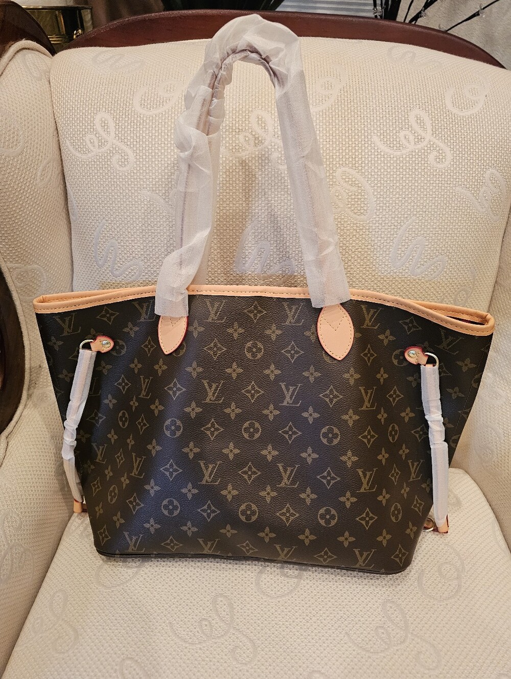 FAUX Louis Vuitton Monogram Tote NEW